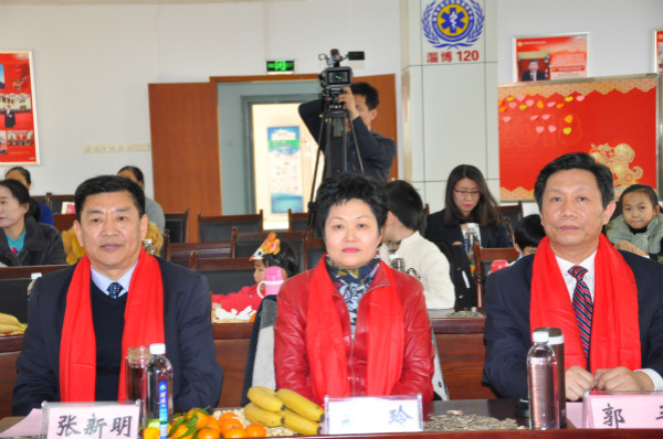 工会主席孟玲作为特邀嘉宾出席了茶话会