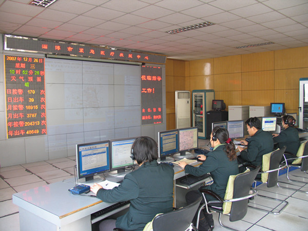 2、最早的120指挥调度大厅